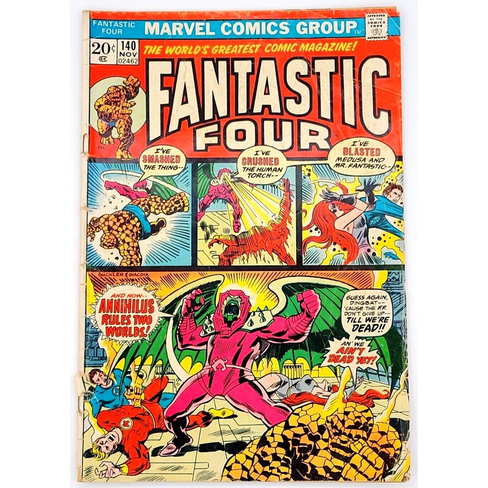 FANTASTIC FOUR #140 (1973) / VG- / ORIGIN OF ANNIHILUS BRONZE AGE MARVEL